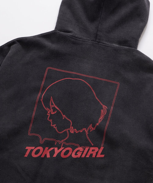 WHO'S WHO gallery（フーズフーギャラリー）の「【WEB限定】(UNISEX/ユニセックス) 東京ガールパーカー（パーカー・レディース・ネイビー/ライトグレー/ブラック・LARGE/X-LARGE）」の16枚目の写真
