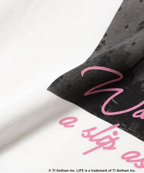 GOOD ROCK SPEED(グッドロックスピード)の「【別注】GOOD ROCK SPEED / Life Ponch Tシャツ(Tシャツ/カットソー・レディース・グレー/ホワイト・ONE SIZE)」の10枚目の写真