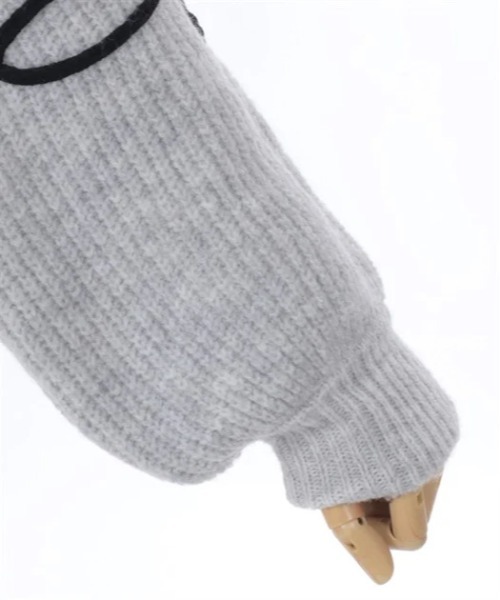 axes femme（アクシーズファム）の「リボンテープ風刺繍ニットカーディガン（カーディガン/ボレロ・レディース・杢グレー/ブラック/ベージュ・FREE）」の14枚目の写真