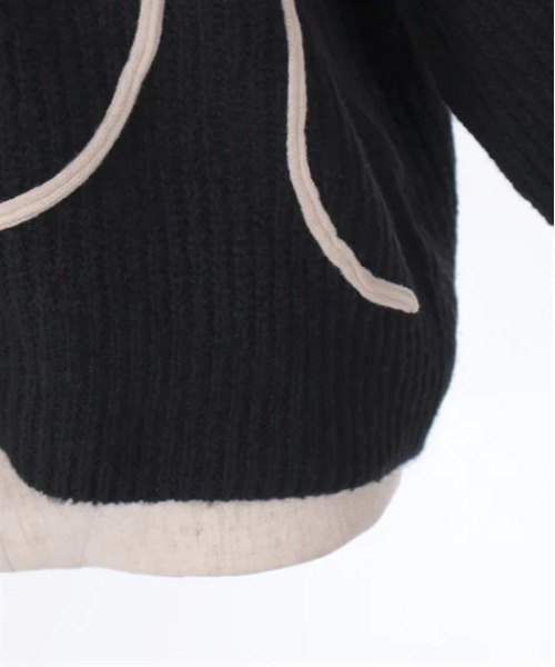 axes femme（アクシーズファム）の「リボンテープ風刺繍ニットカーディガン（カーディガン/ボレロ・レディース・杢グレー/ブラック/ベージュ・FREE）」の20枚目の写真