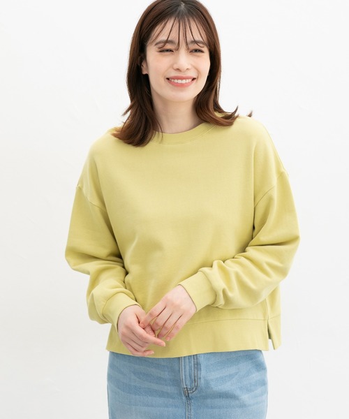 値下げ　baserange ショート丈スウェット 楽天市場】【SALE／50%OFF】スウェット レディース トレーナー