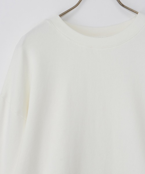 Honeys（ハニーズ）の「ショート丈ゆるスウェット（スウェット・レディース・イエロー/オフホワイト/ブラック/ピンク/杢グレー・L/S/M）」の20枚目の写真