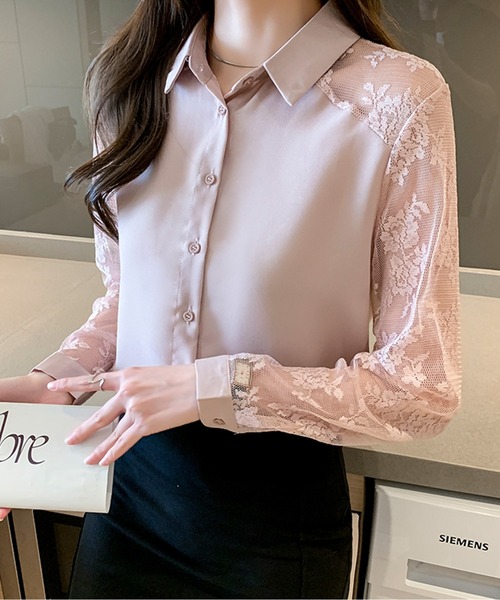 レーススリーブシャツ（シャツ/ブラウス）｜AMAJI（アマジ）