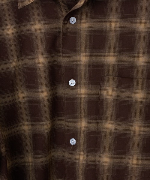 CIAOPANIC TYPY(チャオパニックティピー)の「【UNISEX】ルーズシルエットレギュラーカラーアソートシャツ(シャツ/ブラウス・メンズ・ネイビー/ベージュ/ブラック/モカ/サックスブルー/レッド・SMALL/X-LARGE/LARGE/MEDIUM)」の22枚目の写真