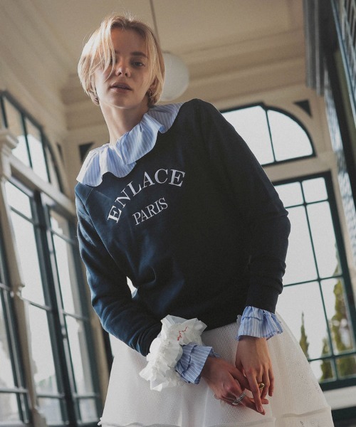 DONOBAN（ドノバン）の「シュシュsetロゴスウェット（スウェット・レディース・ネイビー/アイボリー・ONE）」の15枚目の写真