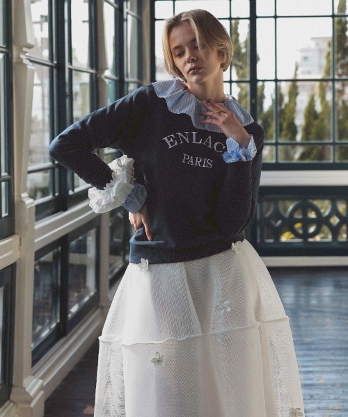 DONOBAN（ドノバン）の「シュシュsetロゴスウェット（スウェット・レディース・ネイビー/アイボリー・ONE）」の16枚目の写真