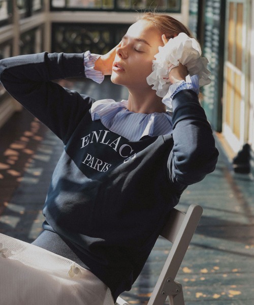 DONOBAN（ドノバン）の「シュシュsetロゴスウェット（スウェット・レディース・ネイビー/アイボリー・ONE）」の18枚目の写真