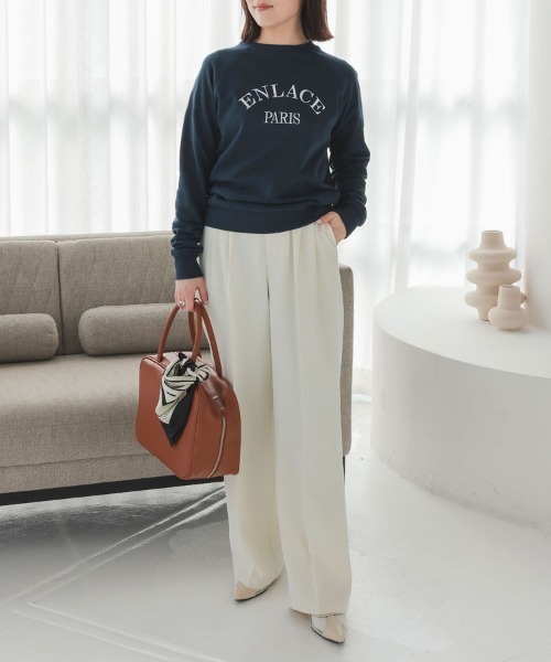 DONOBAN（ドノバン）の「シュシュsetロゴスウェット（スウェット・レディース・ネイビー/アイボリー・ONE）」の20枚目の写真