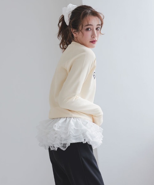 DONOBAN（ドノバン）の「シュシュsetロゴスウェット（スウェット・レディース・ネイビー/アイボリー・ONE）」の5枚目の写真