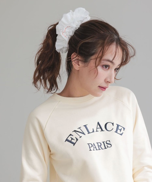 DONOBAN（ドノバン）の「シュシュsetロゴスウェット（スウェット・レディース・ネイビー/アイボリー・ONE）」の6枚目の写真