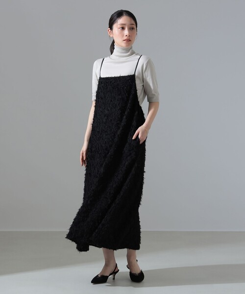 タグ付未使用　デミルクス ビームス　ジャカード ペプラムワンピース Demi-Luxe BEAMS（デミルクス ビームス）の「Demi-Luxe BEAMS