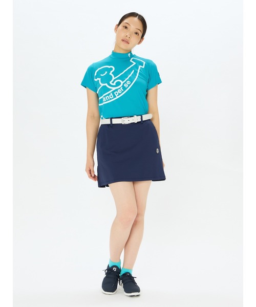 tシャツ ショットスムーザー半袖モックネックシャツ（レディース） レディース セール】ショットスムーザー半袖モックネックシャツ（レディース