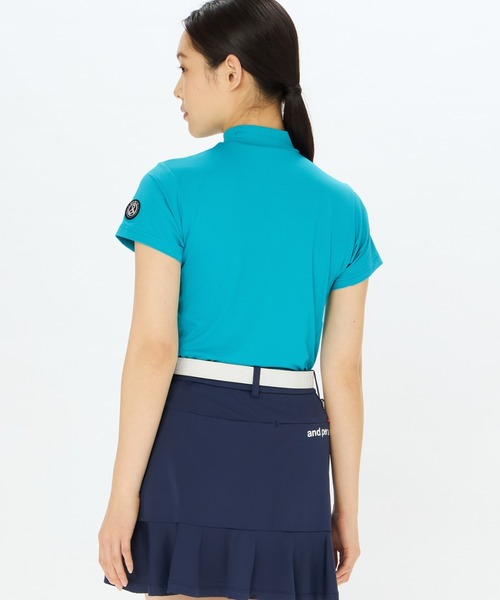 tシャツ ショットスムーザー半袖モックネックシャツ（レディース） レディース 公式・アウトレット】ショットスムーザー半袖モックネックシャツ