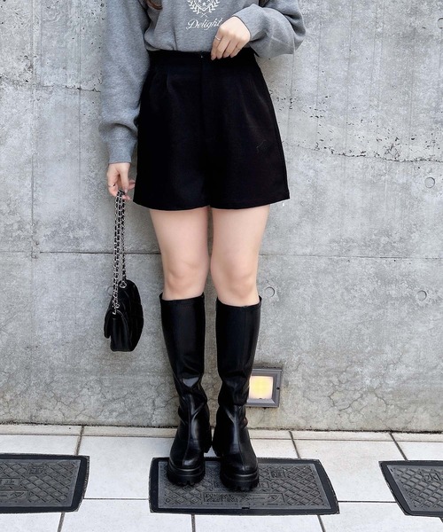 INGNI(イング)の「ハイウエストキュロットパンツ(セットアップ対応)(その他パンツ・レディース・アイボリー/グレー/ブラック・FREE)」の13枚目の写真