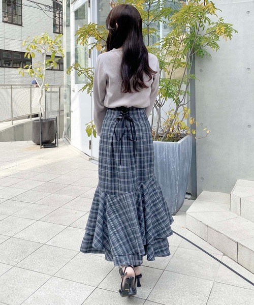SEVEN TEN ボウタイニットドレス【クリーニング済】 SEVEN TEN ボウタイニットドレス【クリーニング済】