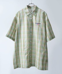 Starting Over（スターティングオーバー）の「one point embroidery madras check shirt short sleeve /ワンポイント 刺繍 マドラスチェックシャツ 半袖（シャツ/ブラウス）」