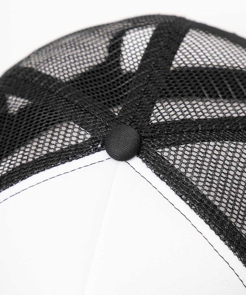 キャップ｜Cross Leather Patch Mesh Cap｜SUPPLIER（キャップ
