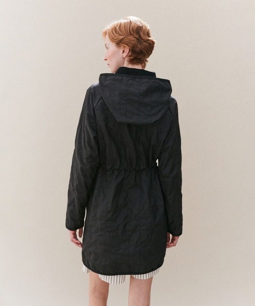 LAVENHAM（ラベンハム）の「Unwadded Gathered Waist Denston Womens / アンワディッド ギャザード ウエスト デンストン ウィメンズ（その他アウター・レディース・ベージュ系その他/ダークブラック・10/8/6/12）」の7枚目の写真