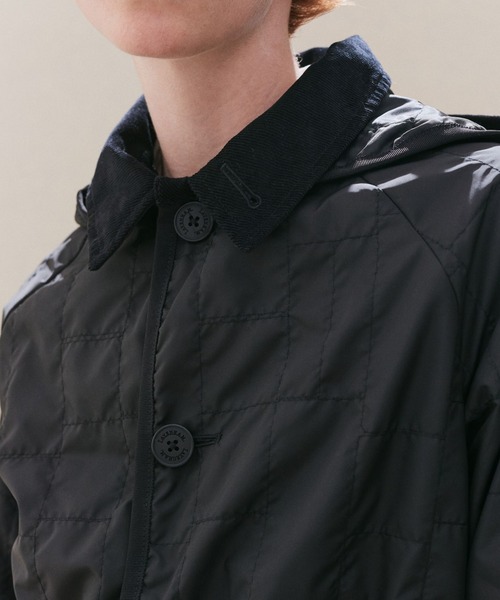 LAVENHAM（ラベンハム）の「Unwadded Gathered Waist Denston Womens / アンワディッド ギャザード ウエスト デンストン ウィメンズ（その他アウター・レディース・ベージュ系その他/ダークブラック・10/8/6/12）」の9枚目の写真
