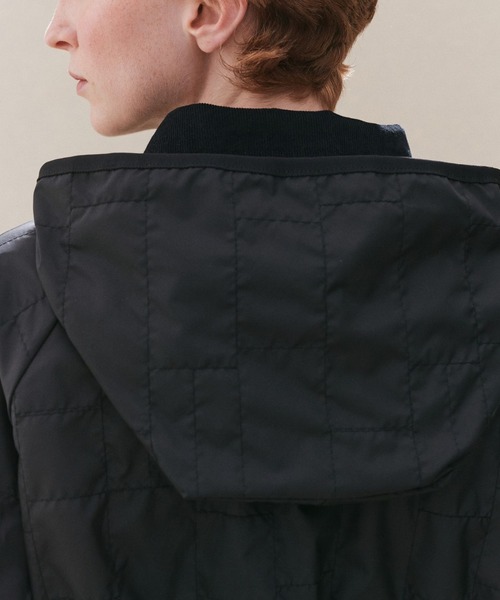 LAVENHAM（ラベンハム）の「Unwadded Gathered Waist Denston Womens / アンワディッド ギャザード ウエスト デンストン ウィメンズ（その他アウター・レディース・ベージュ系その他/ダークブラック・10/8/6/12）」の11枚目の写真