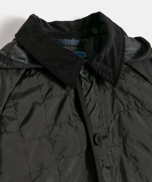 LAVENHAM（ラベンハム）の「Unwadded Gathered Waist Denston Womens / アンワディッド ギャザード ウエスト デンストン ウィメンズ（その他アウター・レディース・ベージュ系その他/ダークブラック・10/8/6/12）」の14枚目の写真