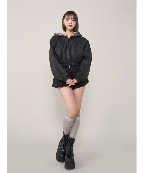 【しかま】ダーリッチ ダーリッチ Darich ラインパイルニットトップス （サックス