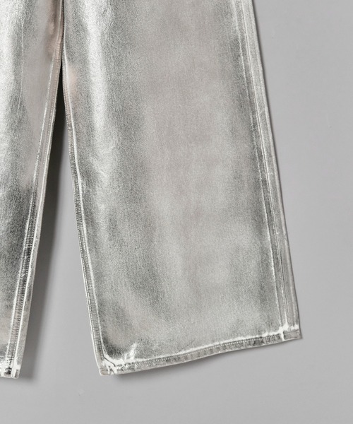 MASU（エムエーエスユー）の「【MASU/エムエーエスユー】“MASU BOYS” EMBLEM BAGGY JEANS（デニムパンツ・メンズ・シルバー・44/46）」の10枚目の写真