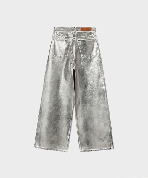 MASU（エムエーエスユー）の「【MASU/エムエーエスユー】“MASU BOYS” EMBLEM BAGGY JEANS（デニムパンツ・メンズ・シルバー・44/46）」の6枚目の写真