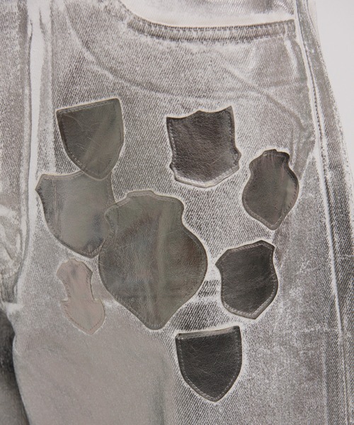 MASU（エムエーエスユー）の「【MASU/エムエーエスユー】“MASU BOYS” EMBLEM BAGGY JEANS（デニムパンツ・メンズ・シルバー・44/46）」の20枚目の写真