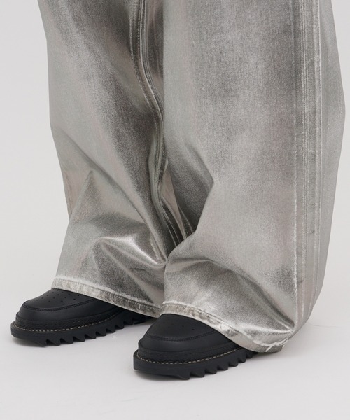 MASU（エムエーエスユー）の「【MASU/エムエーエスユー】“MASU BOYS” EMBLEM BAGGY JEANS（デニムパンツ・メンズ・シルバー・44/46）」の21枚目の写真