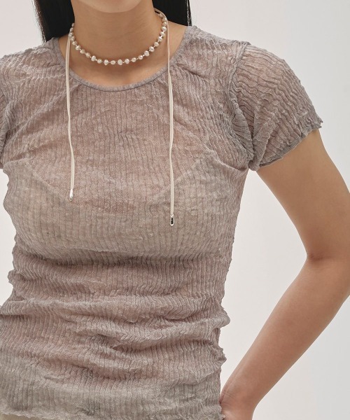 todayful 2way Sherr knit tops シアーニット TODAYFUL トゥデイフル 即日発送 LIFE's ライフズ 2way Sheer