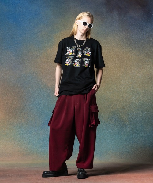 glamb(グラム)の「Color Cargo Slacks / カラーカーゴスラックス(スラックス・メンズ・ワイン/ブラック/ブルー/ライム・S/M/L)」の5枚目の写真