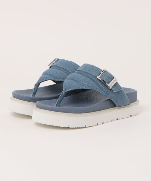 Minnetonka（ミネトンカ）の「MINNETONKA ミネトンカ / プラットフォームパファートングサンダル ビーチサンダル 25M03（サンダル・レディース・ホワイト/ブラック/ブルー/シルバー・5/6/7/8/9）」の22枚目の写真