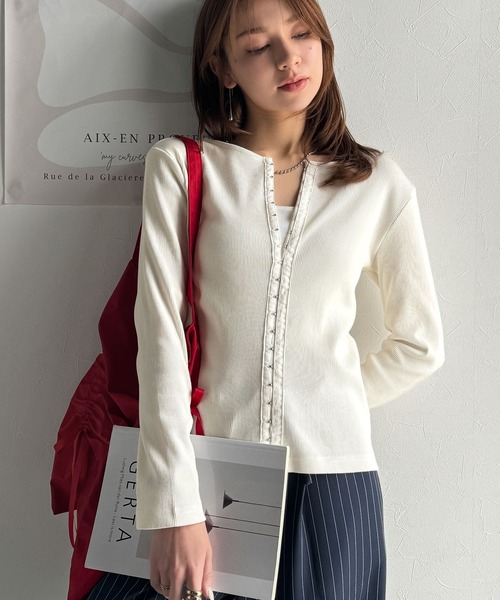 セール】おしゃれ感を格上げ。綿100％前後2wayシルバーホック使い