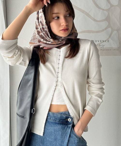 セール】おしゃれ感を格上げ。綿100％前後2wayシルバーホック使い