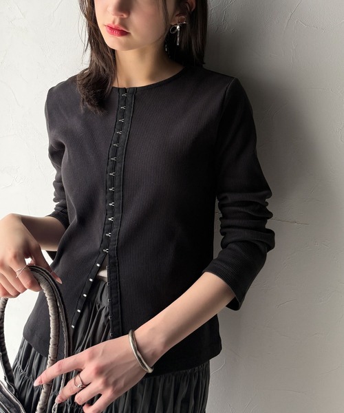 セール】おしゃれ感を格上げ。綿100％前後2wayシルバーホック使い