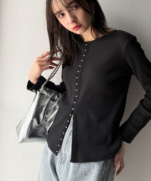 セール】おしゃれ感を格上げ。綿100％前後2wayシルバーホック使い