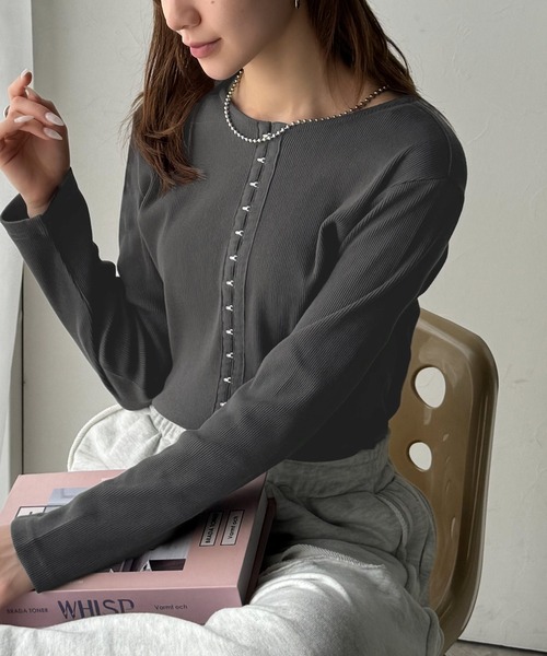 セール】おしゃれ感を格上げ。綿100％前後2wayシルバーホック使い