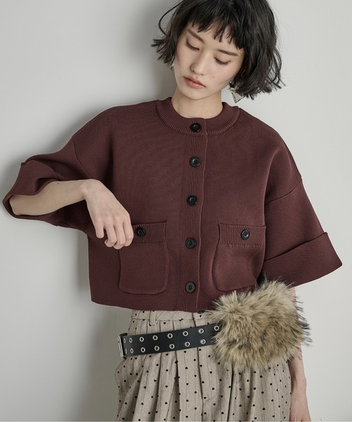 コムコム コムデギャルソンCOMME des GARCONS ウールニットショート