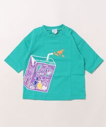 [ベビー]フルーツジュースプリントTシャツ