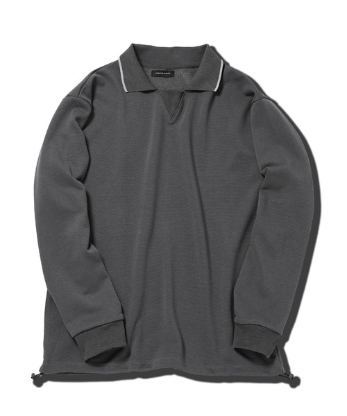 jiggys shop(ジギーズショップ)の「襟付き クルーネックスウェットトレーナー(スウェット・メンズ・ブルー系その他/チャコールグレー/ブラック・X-LARGE/MEDIUM/LARGE)」の7枚目の写真