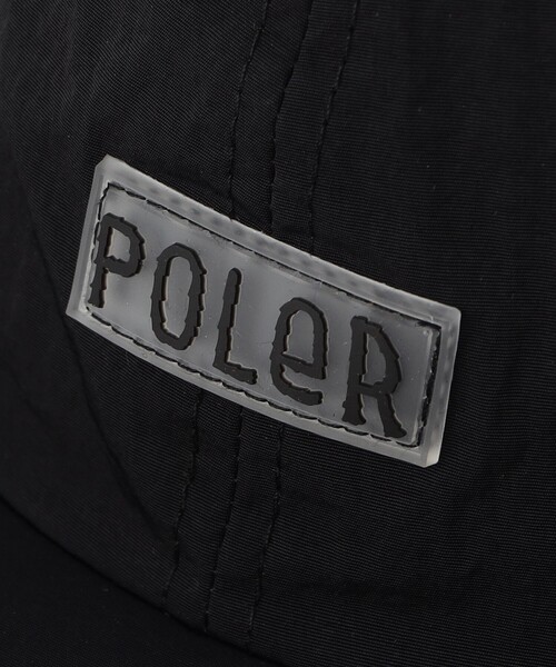 POLeR（ポーラー）の「POLeR/ポーラー FURRY FONT NYLON 6P CAP ファーリーフォント6パネルキャップ（キャップ・メンズ・ネイビー/ラベンダー/ブラック/ナチュラル/グレー・ONE SIZE）」の9枚目の写真