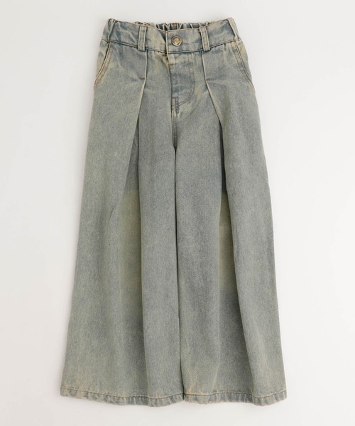 URBAN CHERRY(アーバンチェリー)の「タックルーズデニムパンツ(デニムパンツ・キッズ・ブルー・120cm/150cm/130cm/140cm/160cm)」の2枚目の写真