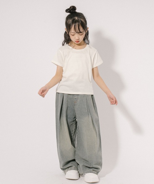 URBAN CHERRY(アーバンチェリー)の「タックルーズデニムパンツ(デニムパンツ・キッズ・ブルー・120cm/150cm/130cm/140cm/160cm)」の19枚目の写真