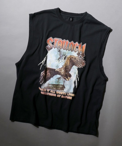 SITRY（シトリー）の「Pigment Graphic No Sleeve Shirt/ピグメント加工 ヴィンテージライク ロックプリント ノースリーブシャツ（タンクトップ・メンズ・ブラック×ホワイト/ブラック系その他4/ブラック系その他6/ブラック系1/ブラック系3/ブラック系その他7/ブラック×グレー/ブラック系その他3/ブラック系その他5/ブラック系2/ブラック系その他2/ブラック系5/ブラック系6/ブラック系7/ブラック系8/ブラック系9/ブラック系4/ブラック系/ブラック/ブラック系その他・XL/M/L）」の13枚目の写真