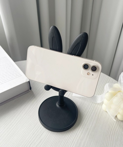 apres jour（アプレジュール）の「【apres jour×ARIAZ】アニマルスマホスタンド（スマホグッズ・レディース・ホワイト/ピンク/ブラック・FREE）」の8枚目の写真