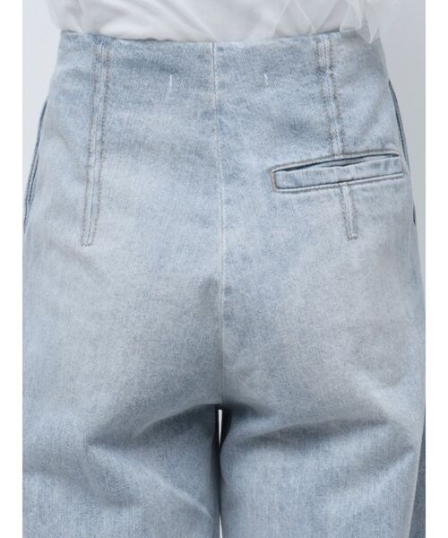 LAGUNAMOON（ラグナムーン）の「フロントジップデニムバギーパンツ（デニムパンツ・レディース・ライトブルー/インディゴブルー・MEDIUM/SMALL）」の20枚目の写真