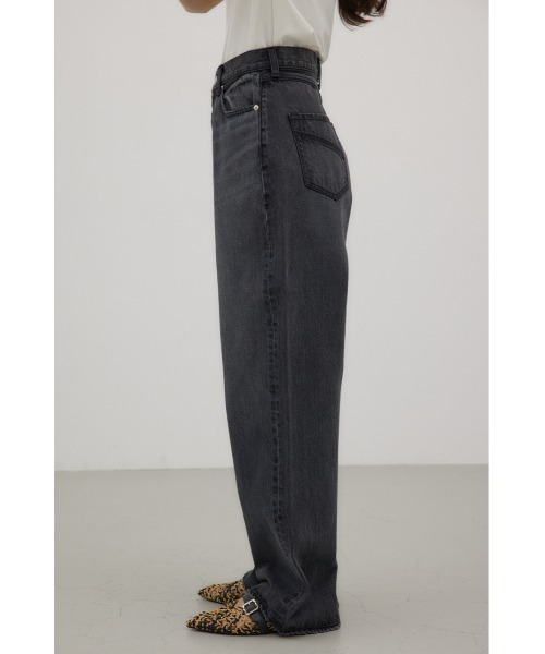 crie conforto（クリーコンフォルト）の「ロークロッチワイドデニム（デニムパンツ・レディース・ライトブラック/ライトブルー・SMALL/MEDIUM）」の7枚目の写真