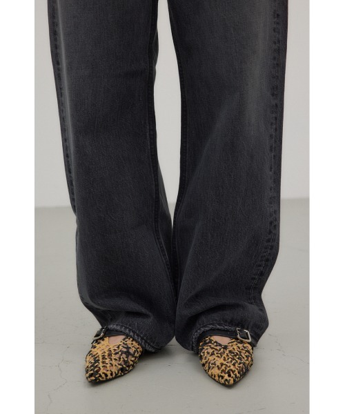 crie conforto（クリーコンフォルト）の「ロークロッチワイドデニム（デニムパンツ・レディース・ライトブラック/ライトブルー・SMALL/MEDIUM）」の12枚目の写真