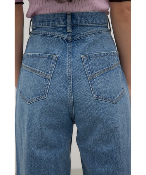 crie conforto（クリーコンフォルト）の「ロークロッチワイドデニム（デニムパンツ・レディース・ライトブラック/ライトブルー・SMALL/MEDIUM）」の20枚目の写真